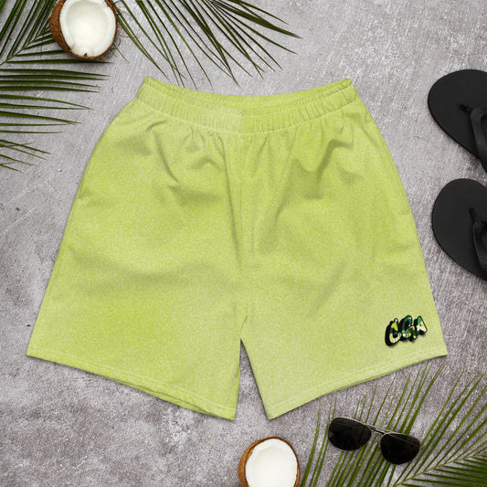 Bold in Chartreuse Men's Recycled Athletic Shorts